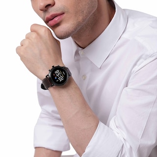 Foto 6 | Reloj Inteligente Fossil Gen 5 Carlyle Ftw4026 44 Mm Negro/marrón - Venta Internacional.