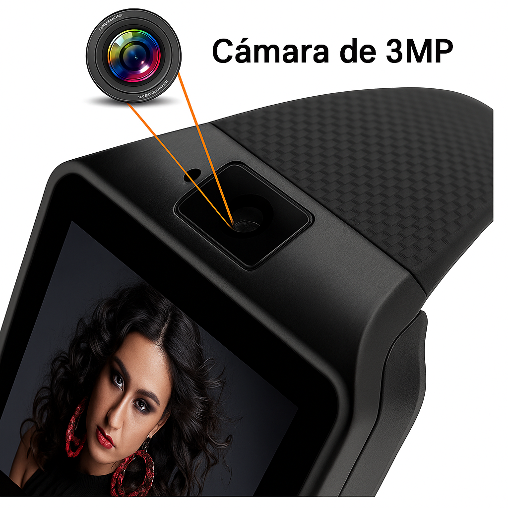 Foto 5 pulgar | Smartwatch Dz09 Reloj Inteligente Negro Multifunción Pantalla Táctil Bluetooth Cámara Notificaciones