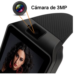 Foto 4 | Smartwatch Dz09 Reloj Inteligente Negro Multifunción Pantalla Táctil Bluetooth Cámara Notificaciones