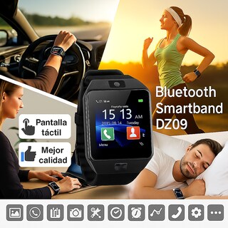 Foto 5 | Smartwatch Dz09 Reloj Inteligente Negro Multifunción Pantalla Táctil Bluetooth Cámara Notificaciones