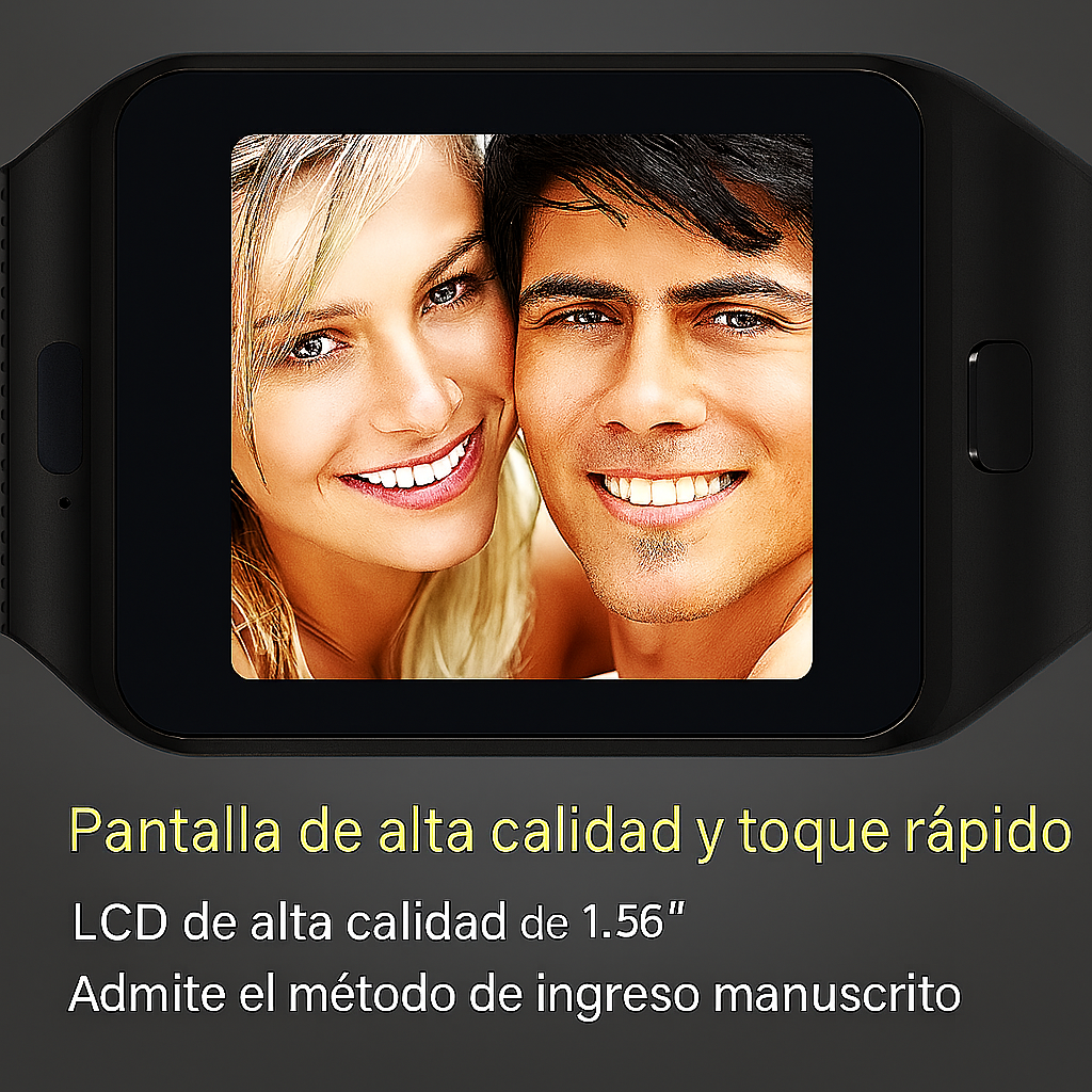 Foto 7 pulgar | Smartwatch Dz09 Reloj Inteligente Negro Multifunción Pantalla Táctil Bluetooth Cámara Notificaciones