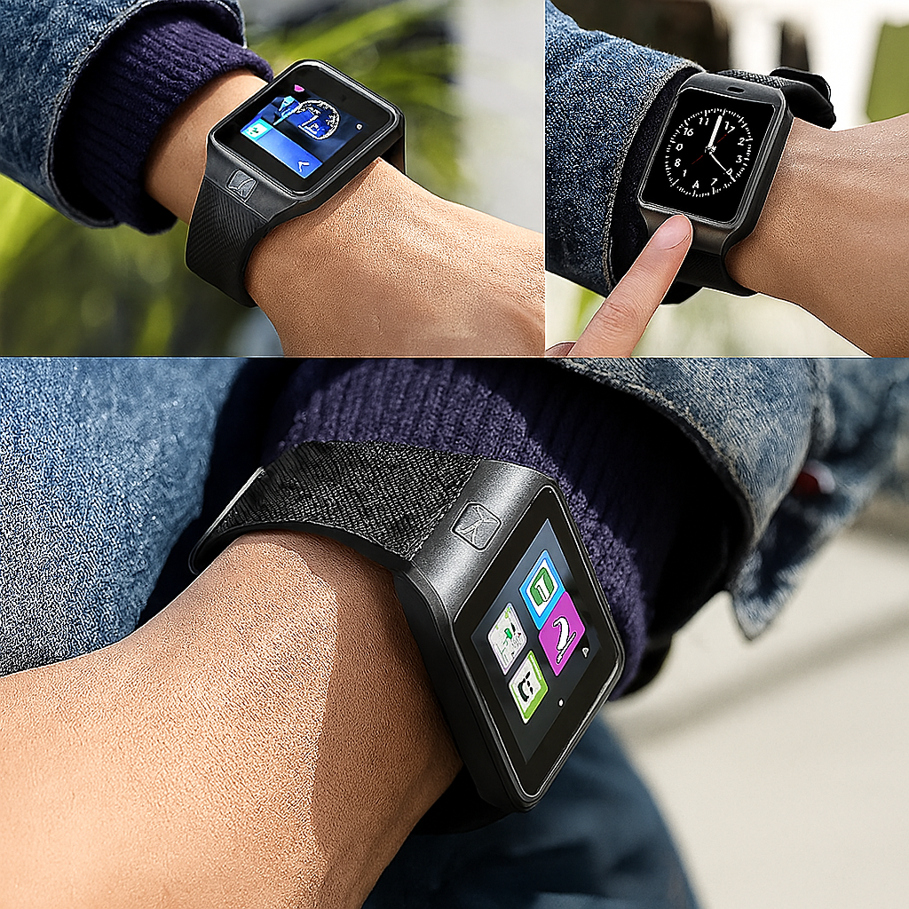 Foto 8 pulgar | Smartwatch Dz09 Reloj Inteligente Negro Multifunción Pantalla Táctil Bluetooth Cámara Notificaciones
