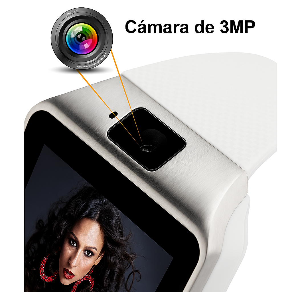 Foto 4 | Smartwatch Dz09 Reloj Inteligente Blanco Multifunción Pantalla Táctil Bluetooth Cámara Notificaciones