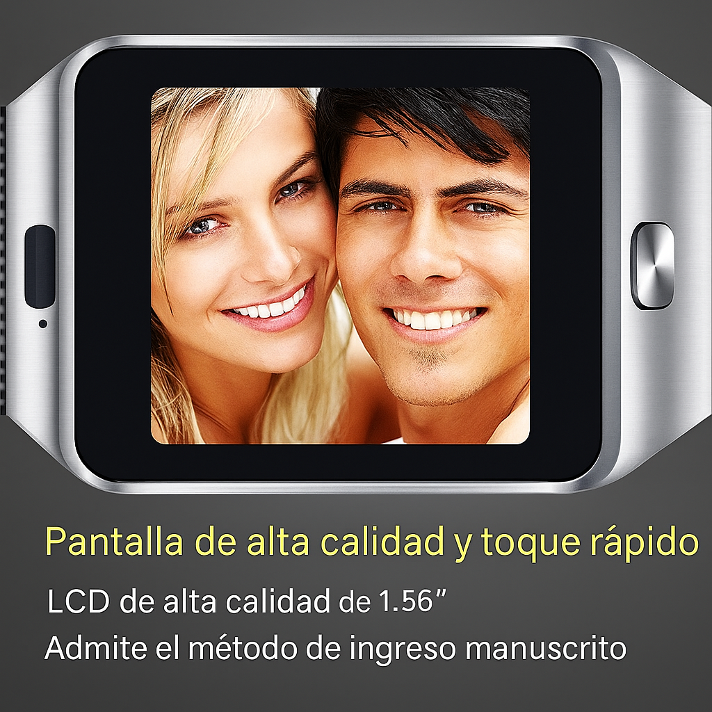 Foto 8 pulgar | Kit 2 Smartwatch Dz09 Reloj Inteligente Plateado Multifunción Pantalla Táctil Bluetooth Cámara Notificaciones