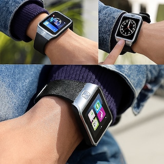 Foto 5 | Smartwatch Dz09 Reloj Inteligente Plateado Multifunción Pantalla Táctil Bluetooth Cámara Notificaciones