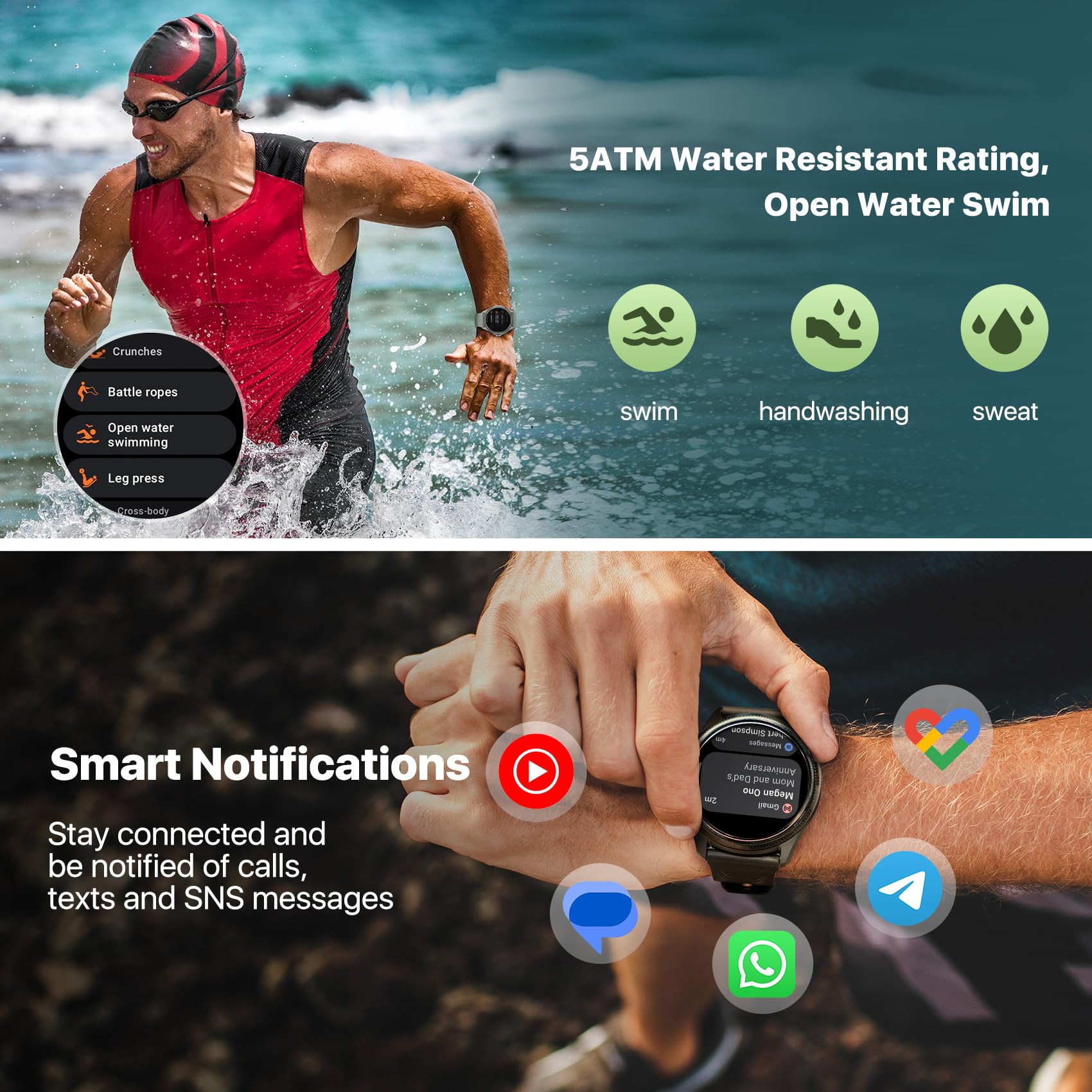 Foto 8 pulgar | Smartwatch Ticwatch Pro 5 Enduro 1.43'' Con Batería Android De 90 H - Venta Internacional.