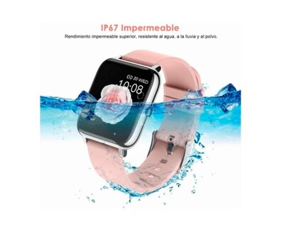 Foto 2 | Reloj Inteligente Deportivo Rosa P22