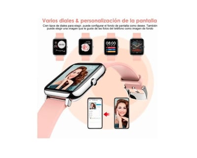 Foto 3 | Reloj Inteligente Deportivo Rosa P22