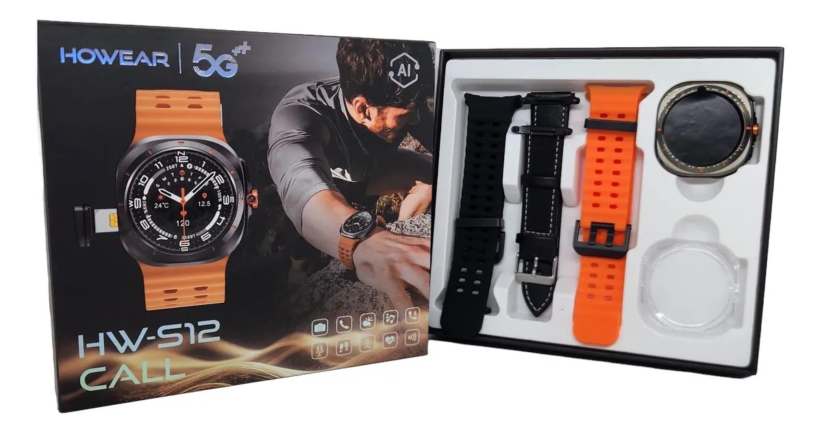 Hw S12 Call Ultra 5g Reloj Inteligente Android Cámara Gps Wifi 5g Youtube Whatsapp Gps.