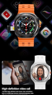 Foto 4 | Hw S12 Call Ultra 5g Reloj Inteligente Android Cámara Gps Wifi 5g Youtube Whatsapp Gps.