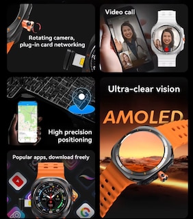 Foto 5 | Hw S12 Call Ultra 5g Reloj Inteligente Android Cámara Gps Wifi 5g Youtube Whatsapp Gps.