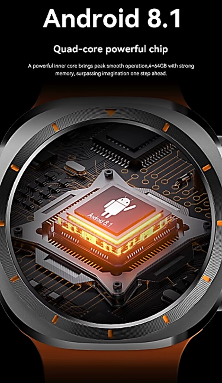 Foto 8 pulgar | Hw S12 Call Ultra 5g Reloj Inteligente Android Cámara Gps Wifi 5g Youtube Whatsapp Gps.