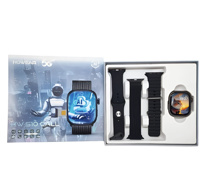 Foto 1 | Smartwatch Android HW S10 Best Model Call Con Ranura Para Chip Cámara Gps Wifi 5g