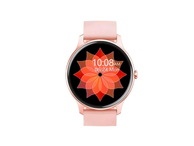 Foto 2 pulgar | Smartwatch Frutivegie Amoled Rosa