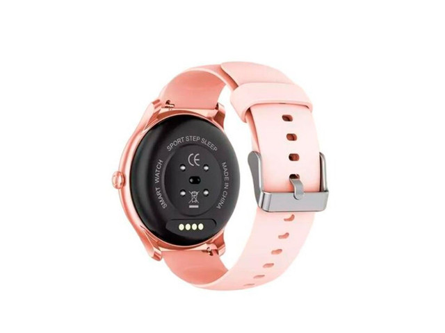 Foto 2 | Smartwatch Frutivegie Amoled Rosa