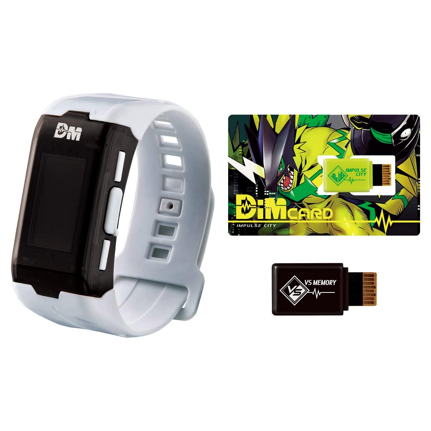 Foto 3 | Reloj Rastreador De Actividad Física Digimon Vital Brazalete Blanco - Venta Internacional.