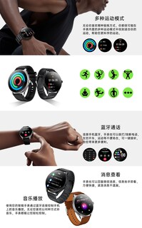Foto 3 | Smartwatch Color Negro Kalobee Sk42 Con 3 Pares De Correas Asistente De Voz Chat GPT Monitoreo Fitness.