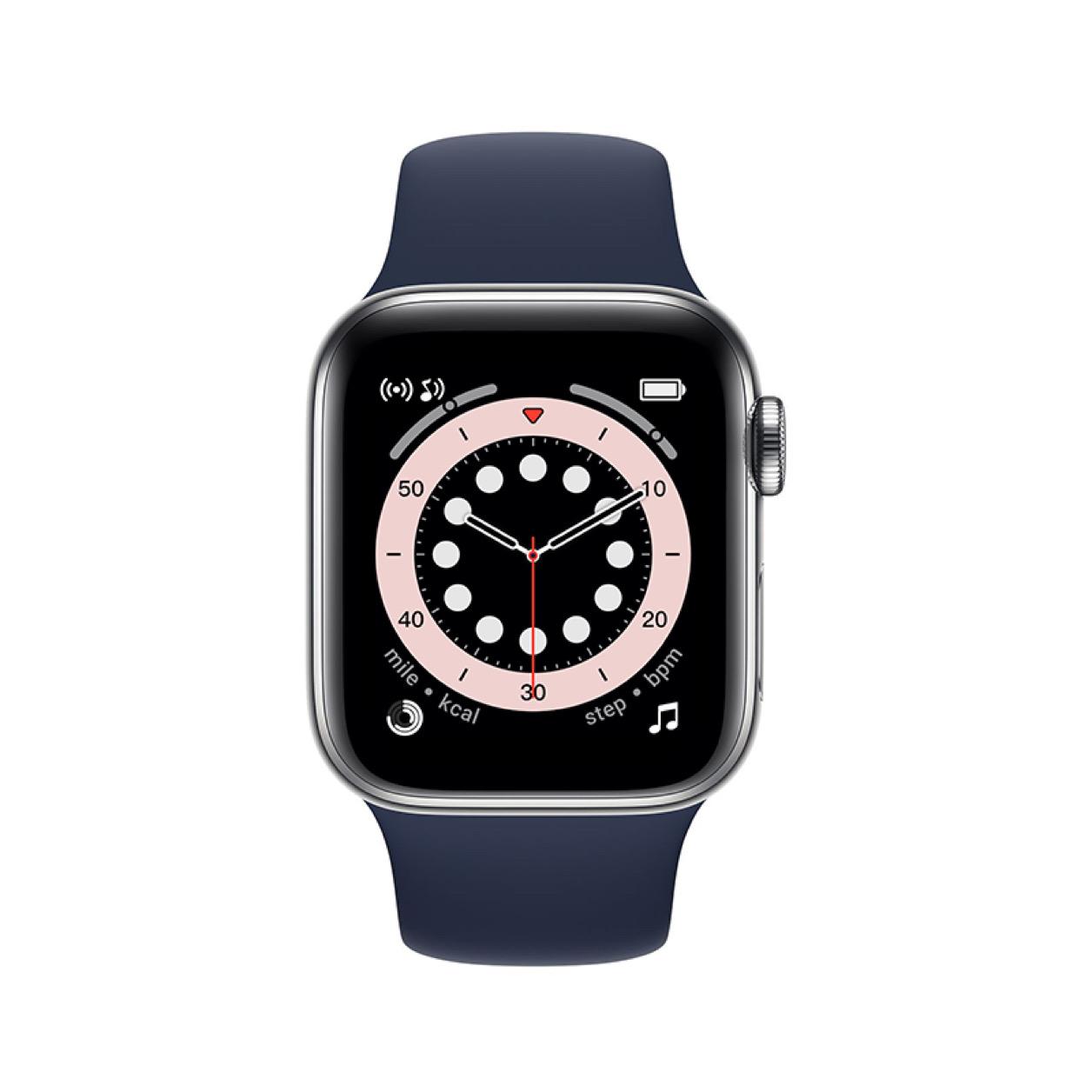 Reloj Inteligente Genérico Smartwatch T500 Plus Bluetooth Azul Marino