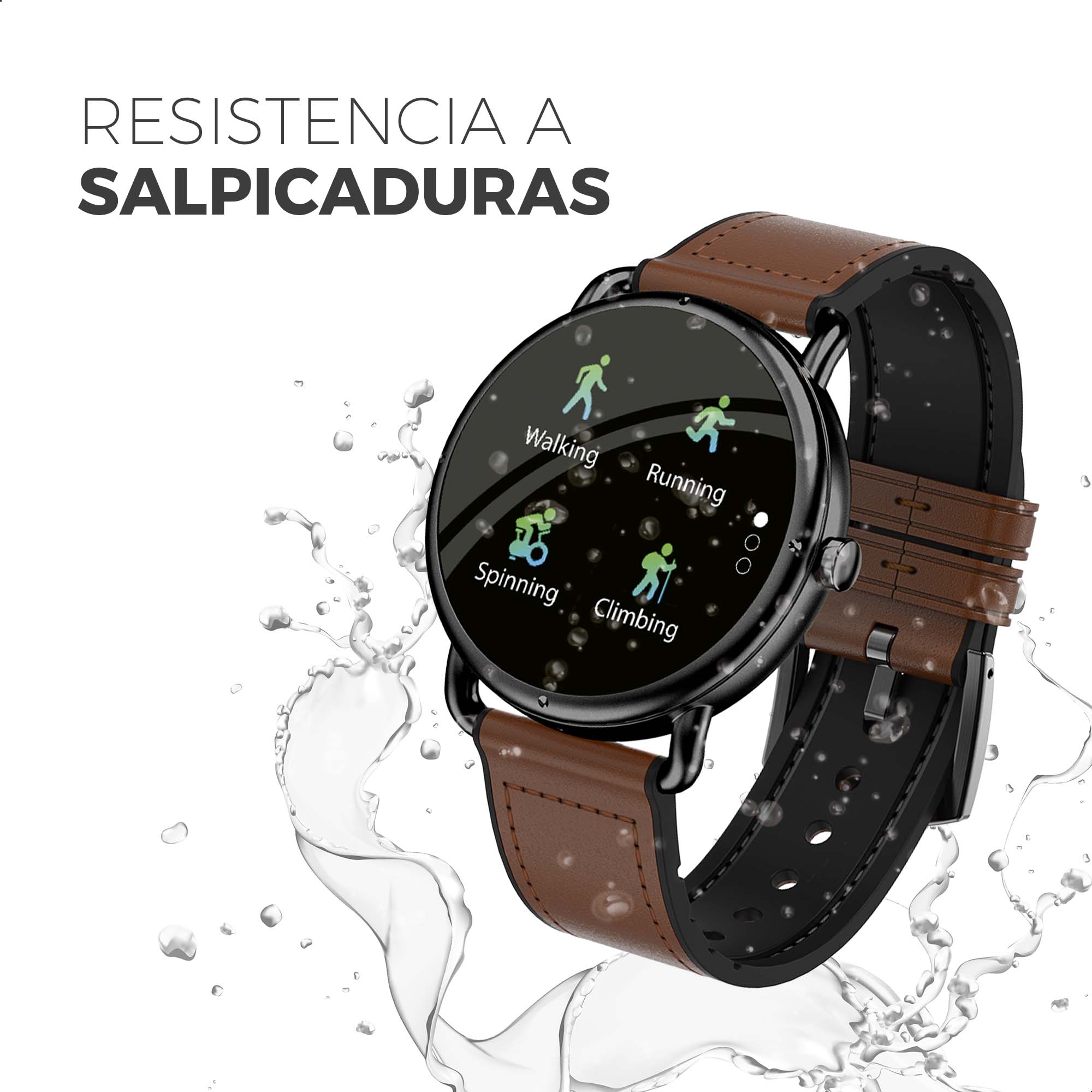 Foto 4 pulgar | Smartwatch Binden Era One con Asistente de Voz Marrón