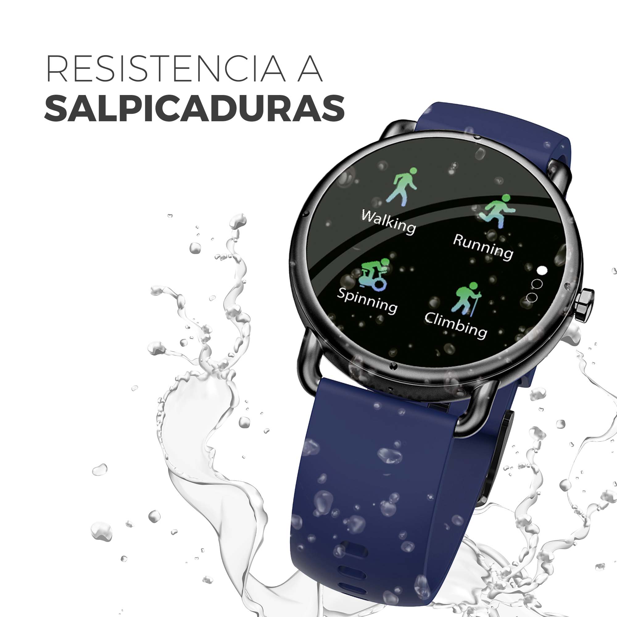 Foto 4 pulgar | Smartwatch Binden Era One color Azul Asistente de Voz Realiza Llamadas
