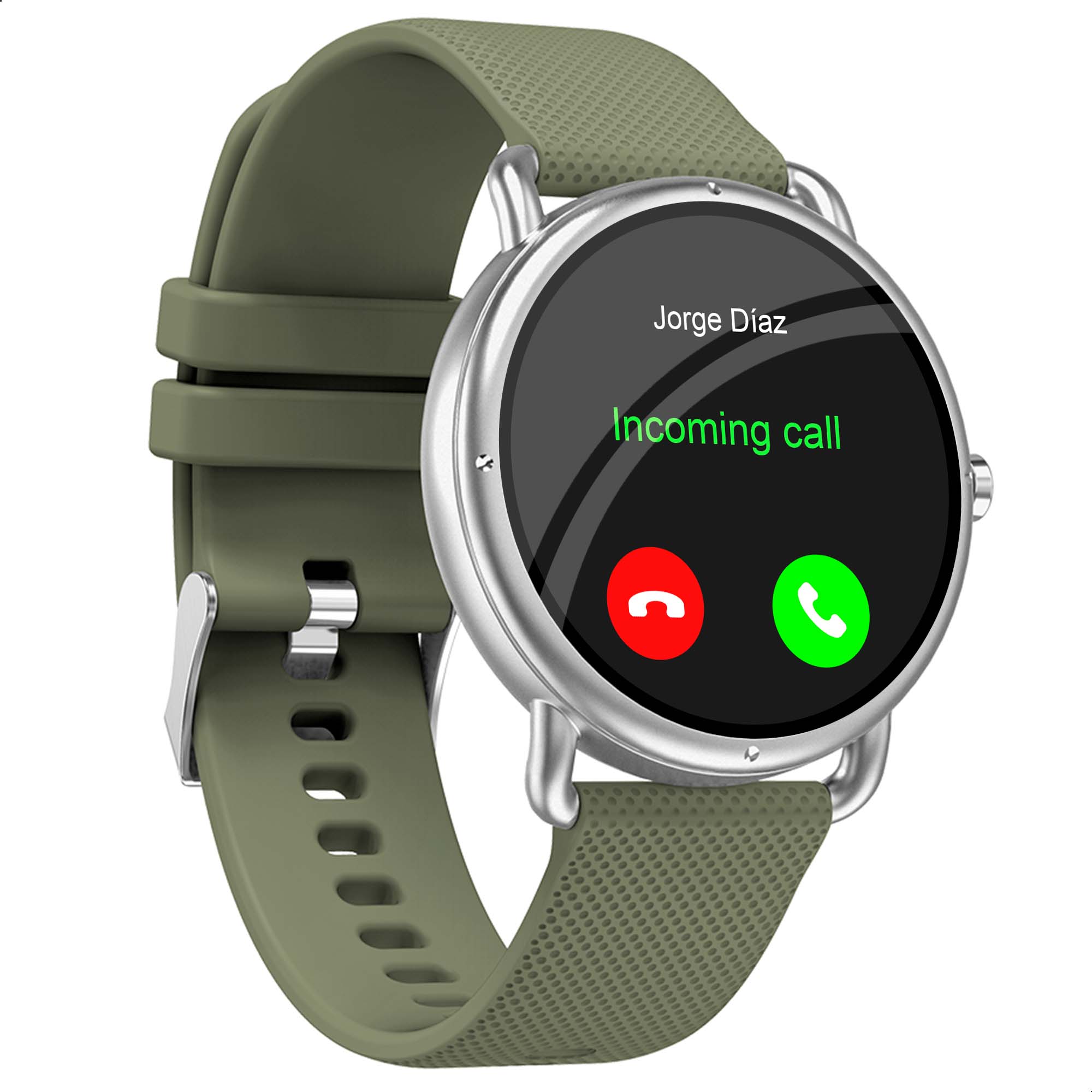 Smartwatch Binden Era One color Verde Asistente de Voz Realiza Llamadas