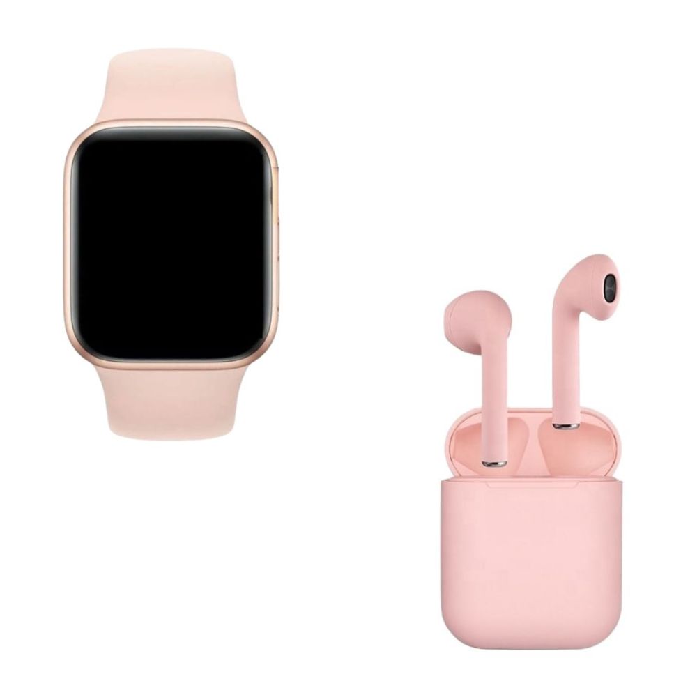 Foto 2 pulgar | Smartwatch y Audífonos True Wireless Gadgets and Fun Ss200 color Rosa