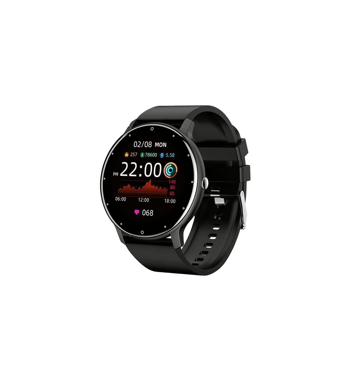 Reloj Inteligente Lige Deportivo Impermeable para Hombre color Negro