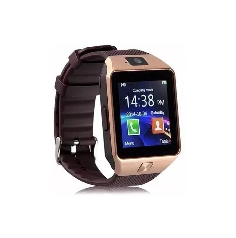 Foto 2 pulgar | Smartwatch Genérica DZ09 Bluetooth Pantalla Touch 1.56  Dorado