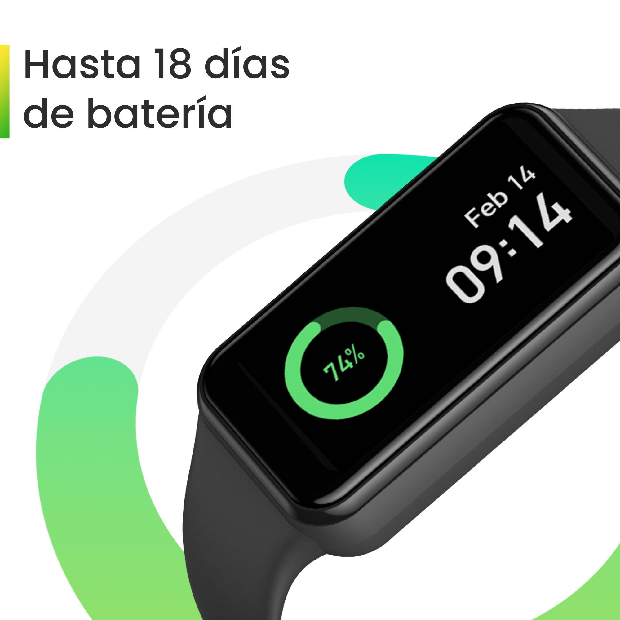 Foto 5 pulgar | Amazfit Band 7 Beige 120 Modos Deportivos Pulsera Smartwatch color Blanco