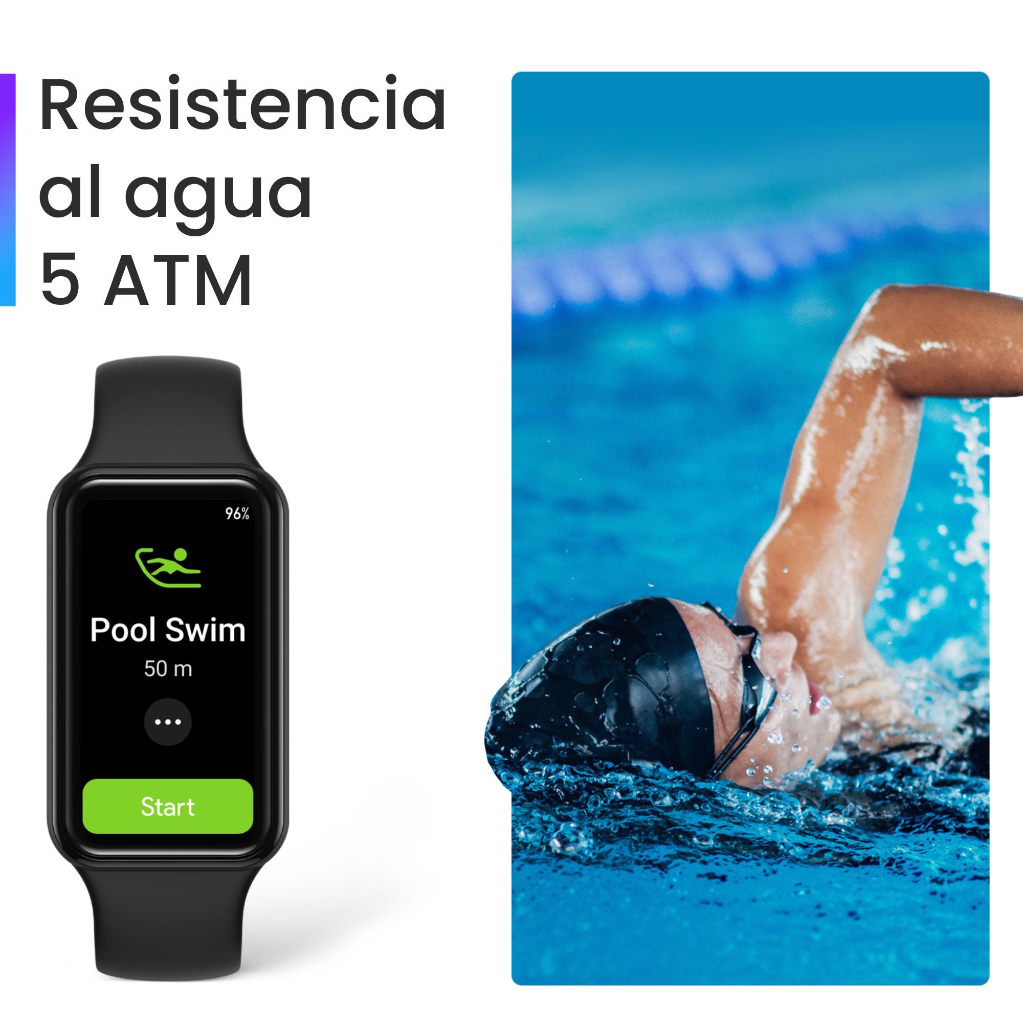 Foto 7 pulgar | Amazfit Band 7 Beige 120 Modos Deportivos Pulsera Smartwatch color Blanco