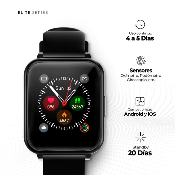 Foto 2 | Reloj Smartwatch Acteck Motion Ultra SW670 Android Ip67 Bluetooth 5.2 AC-934374 Color Negro