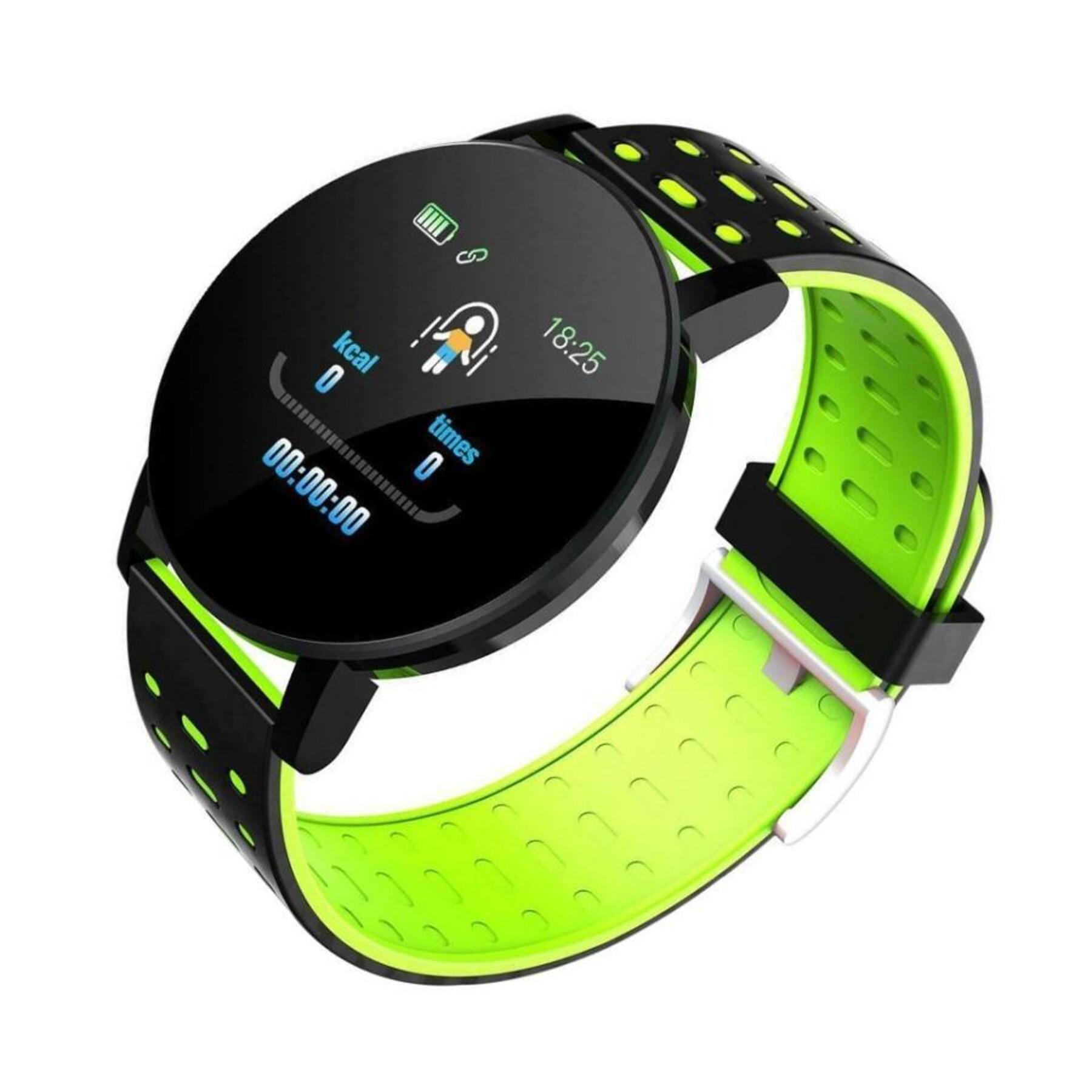 Foto 4 pulgar | Smart Watch 119 Plus Bluetooth Oxímetro Deportivo color Verde