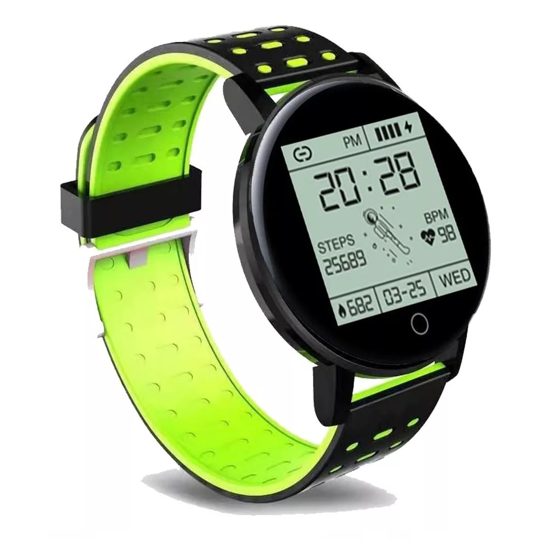 Foto 5 pulgar | Smart Watch 119 Plus Bluetooth Oxímetro Deportivo color Verde