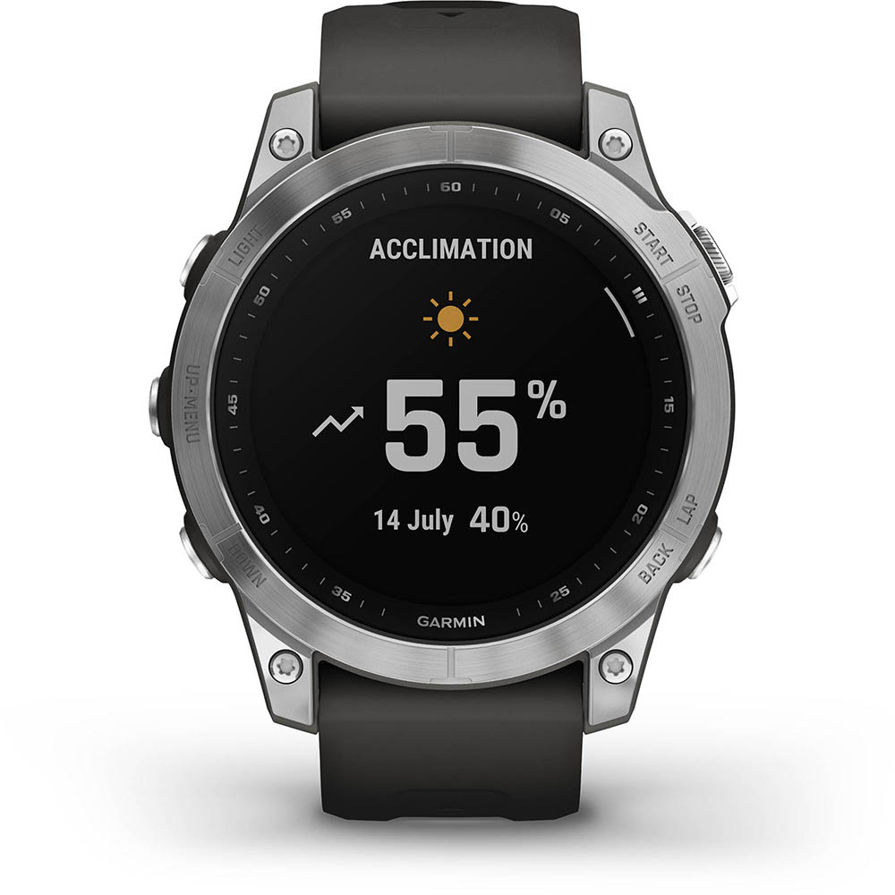 Foto 3 pulgar | Smartwatch Garmin Fenix 7 Plata y Grafito