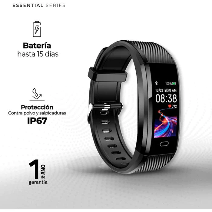 Foto 3 pulgar | Smartband Acteck SW250 color Negro Android iOS 90 MAH