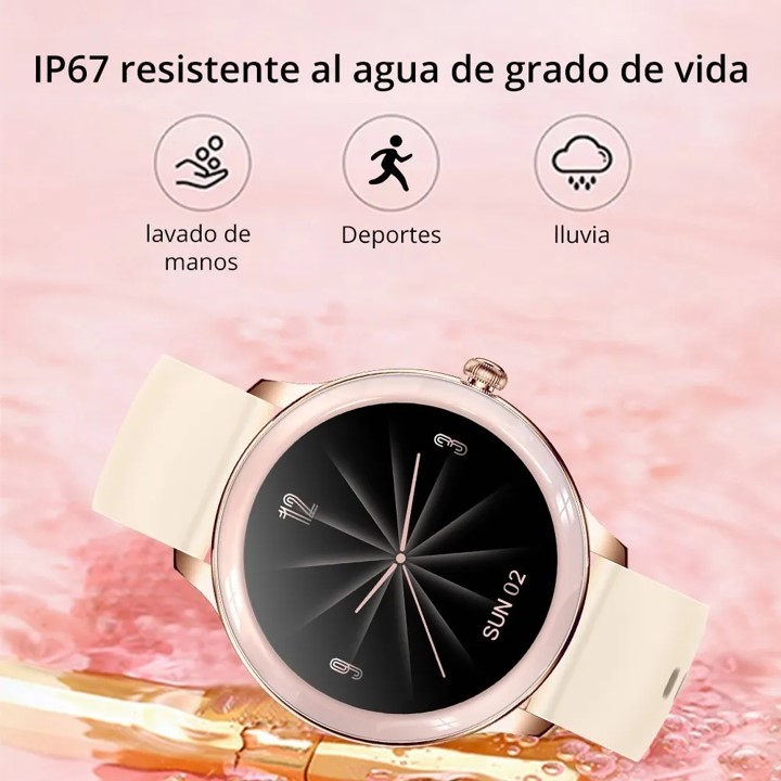 Foto 4 pulgar | Reloj Inteligente PETUKITA BOX V33 Gommy color Rosa