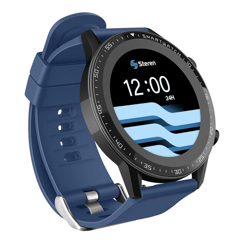 Smartwatch Steren SMART WATCH-400 color Azul con Altavoz y Micrófono