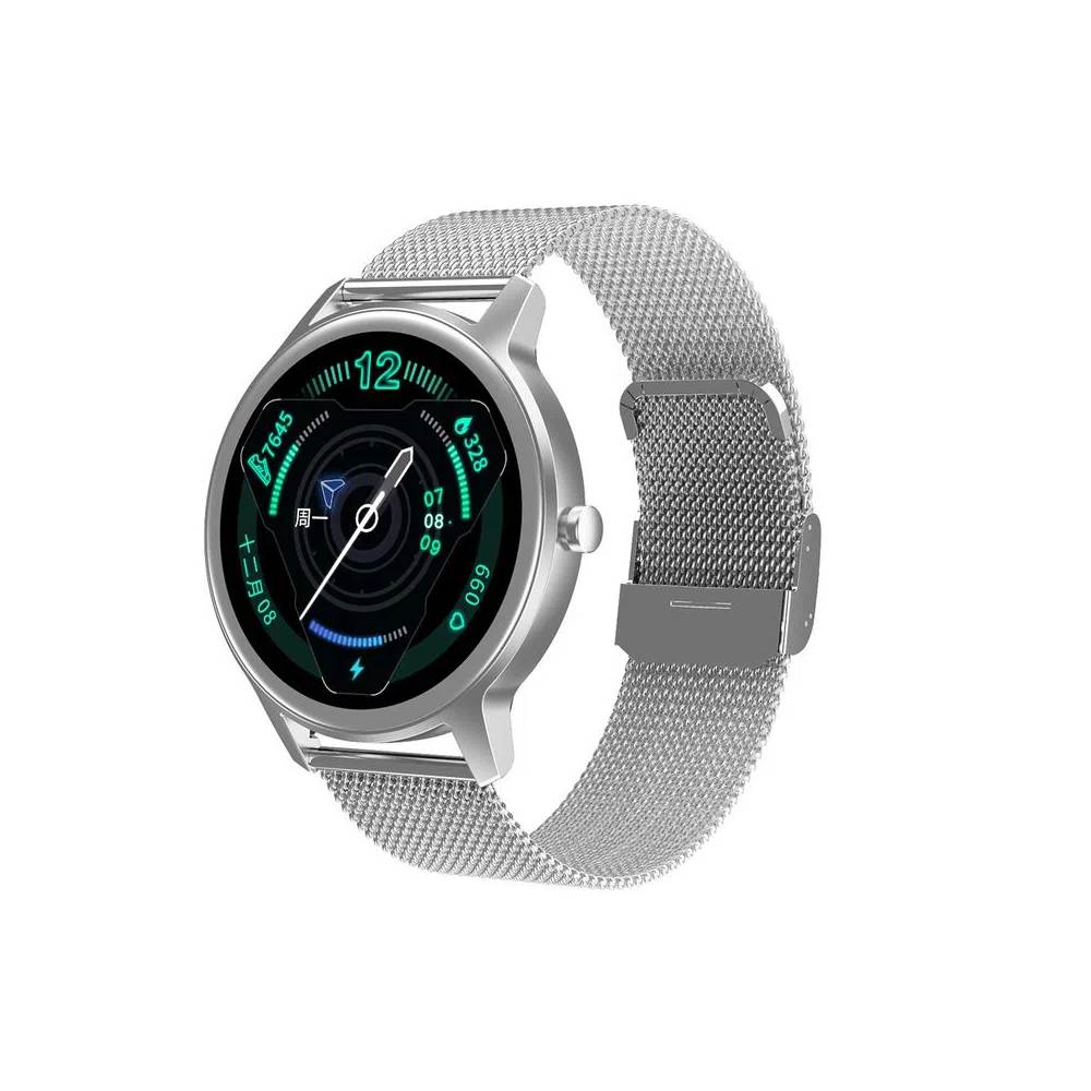 Reloj Inteligente Tech Watch Sw Pro color Plata