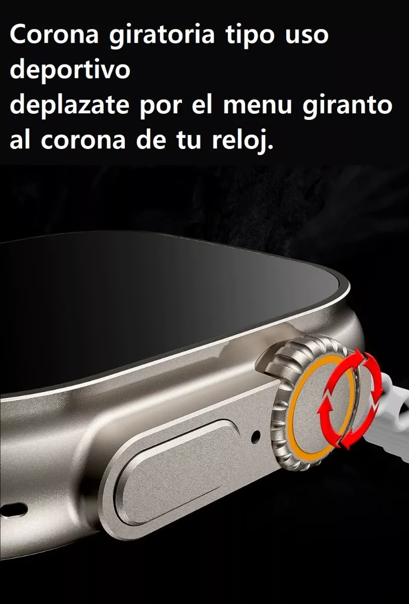 Foto 3 pulgar | Smartwatch NS Tech AT8 Ultra color Blanco