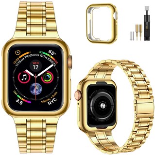 Foto 1 | Venta Internacional - Banda de Acero Inoxidable Miohhr Compatible con Apple Watch 44/42/40/38 mm