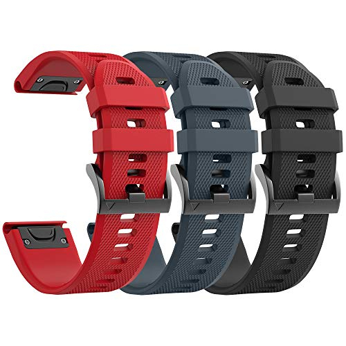 Foto 2 pulgar | Correas de Reemplazo Ancool para Garmin Fenix ​​​​5 y 6 de Silicón Venta Internacional