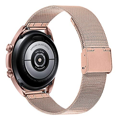 Banda de Reemplazo Ecsem color Rosa para Garmin Venu 2S 40 mm de Acero Inoxidable - Venta Internacional