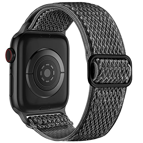 Foto 2 pulgar | Correa Lerobo para Apple Watch Negra de Nailon 38-45 mm -Venta Internacional