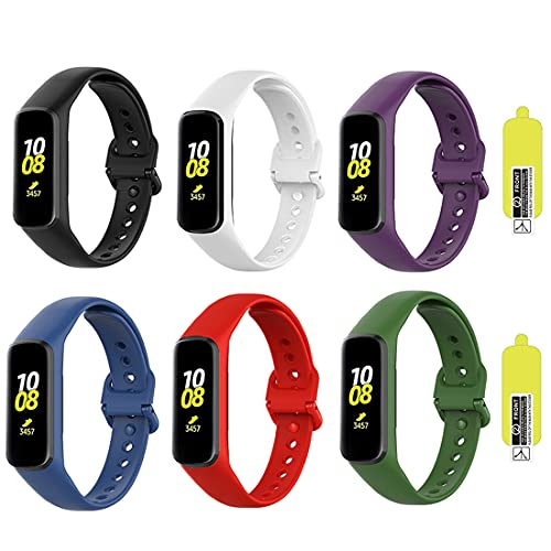 Bandas de Reemplazo Lustre 6 Piezas para Samsung Galaxy Fit 2 SM-R220 Clásico Unisex -Venta Internacional