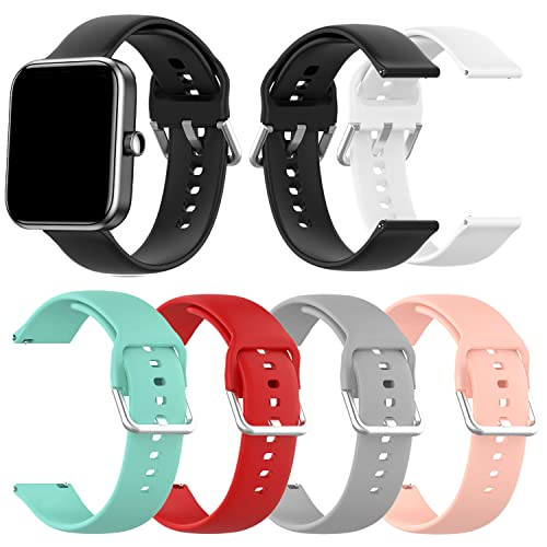 Bandas de Silicona RuenTech Compatibles con SKG Smart Watch 6 Pack -Venta Internacional