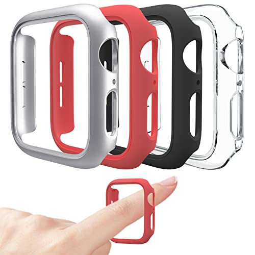 Foto 2 pulgar | Protector para Apple Watch Case 40 mm Muguust Serie 6, 5, 4 Se, Hard Pc 4 Pack -Venta Internacional