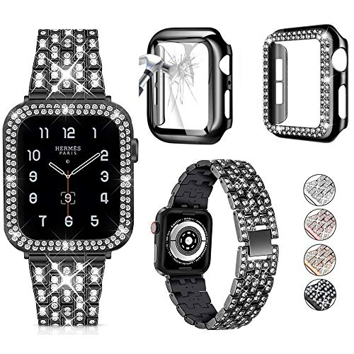 Foto 2 pulgar | Combo Banda Apple Watch + Case 38/41/42/44/45 mm de Metal con Protector de Pantalla 3 Piezas -Venta Internacional