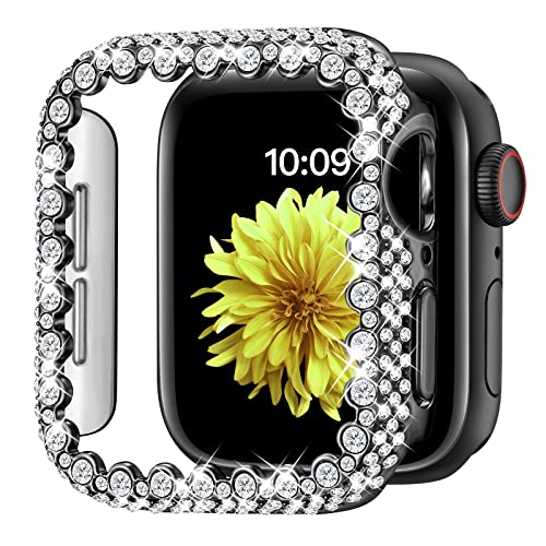 Foto 2 pulgar | Venta Internacional - Case De Parachoques Bling Gagabang Compatible Con Apple Watch Series 6 5 4 Se 44 Mm, Cubier