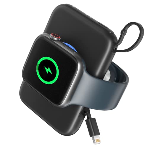 Foto 2 pulgar | Venta Internacional - Cargador Inalámbrico Portátil Para Apple Watch, 5000 Mah Magneti