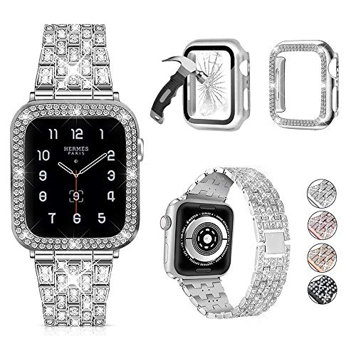 Venta Internacional: Compatible Con 3 Paquetes Con Banda De Apple Watch + Case 38 Mm 44 Mm 42 Mm 44 Mm 45 Mm, Cor